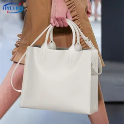 2023 New Genuine Leather Women's Handbags Female Tote Bag Large Capacity A4 File Package Bag Lady Shoulder Messenger Bags