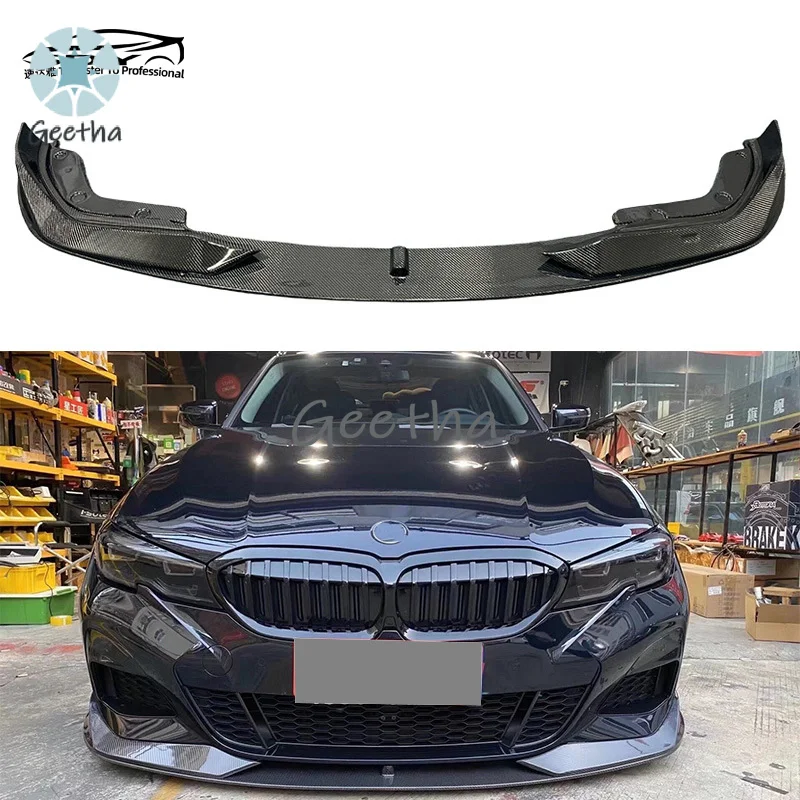 

G20 G28 Передний бампер из углеродного волокна в стиле переменного тока, передний бампер, передний сплиттер для BMW 3 серии G20 G28 Pre Lci