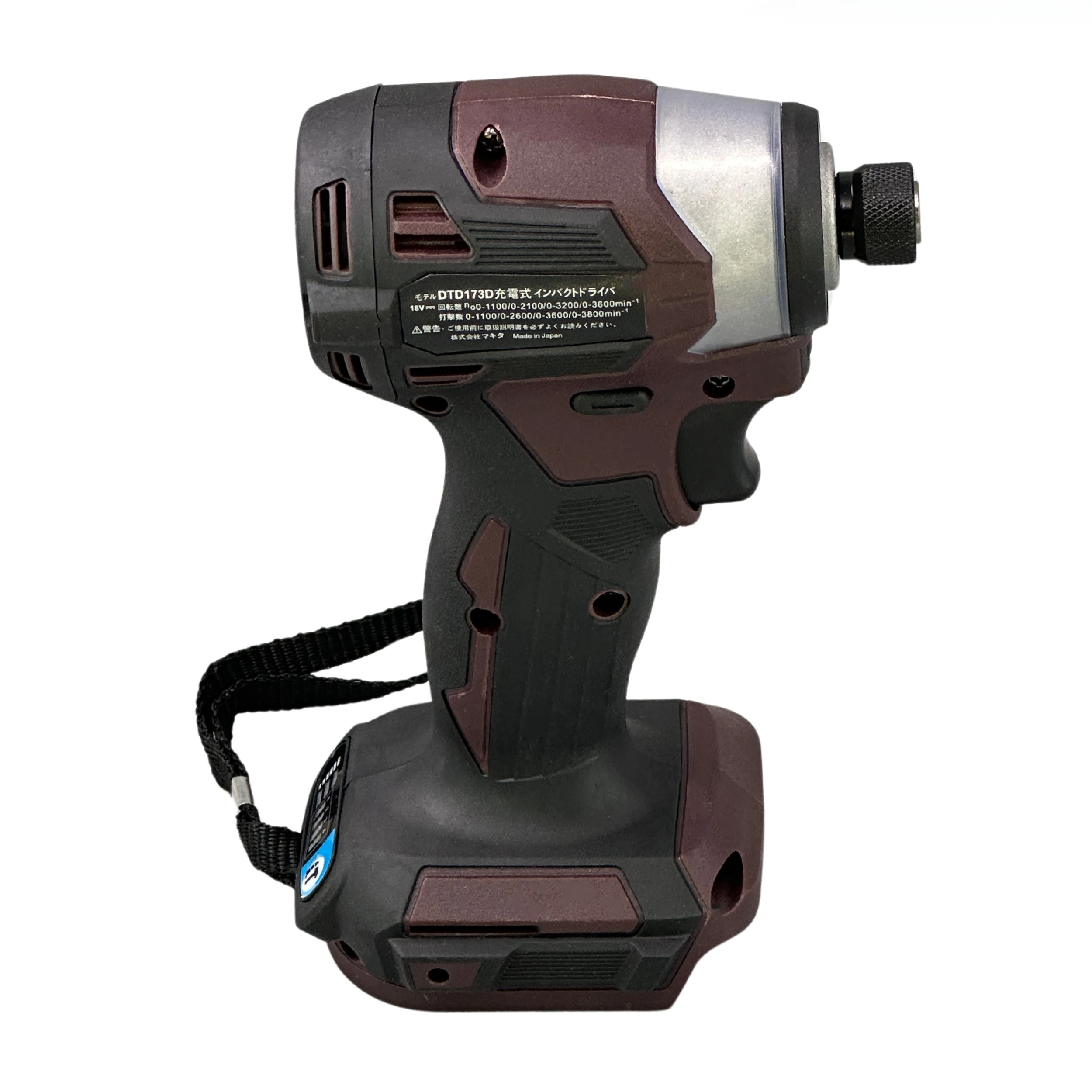 Makita DTD173-destornillador de impacto recargable, destornillador eléctrico de litio sin escobillas, 18V, Color café