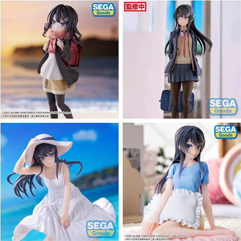 

Подлинная серия SEGA Rascal Does Not Dream of a Dreaming Girl Sakurajima Mai, аниме-фигурка, модель игрушки, подарок на день рождения