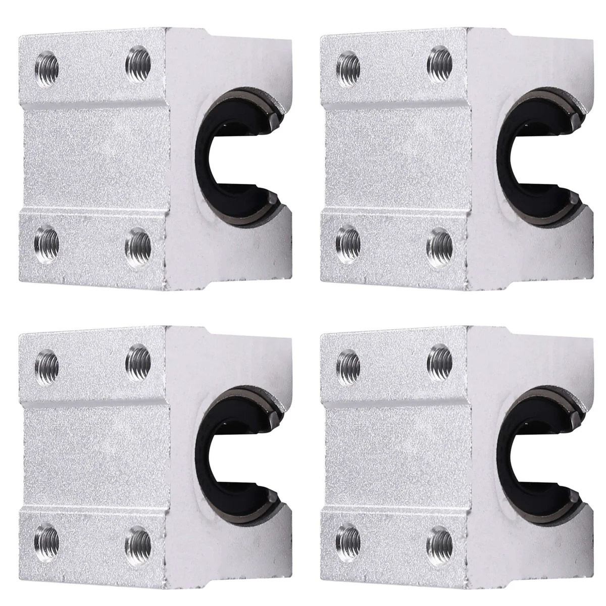 

ABGL 4pcs SBR10UU Carriage Block Bearings for SBR10 Linear Support Rail CNC Router