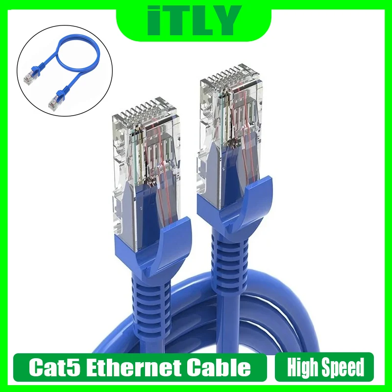 High Speed Waterproof LAN Cable Wires RJ45 Patch Cat5 Ethernet Network Cable Outdoor for PC PS5 PS4 PS3 Xbox