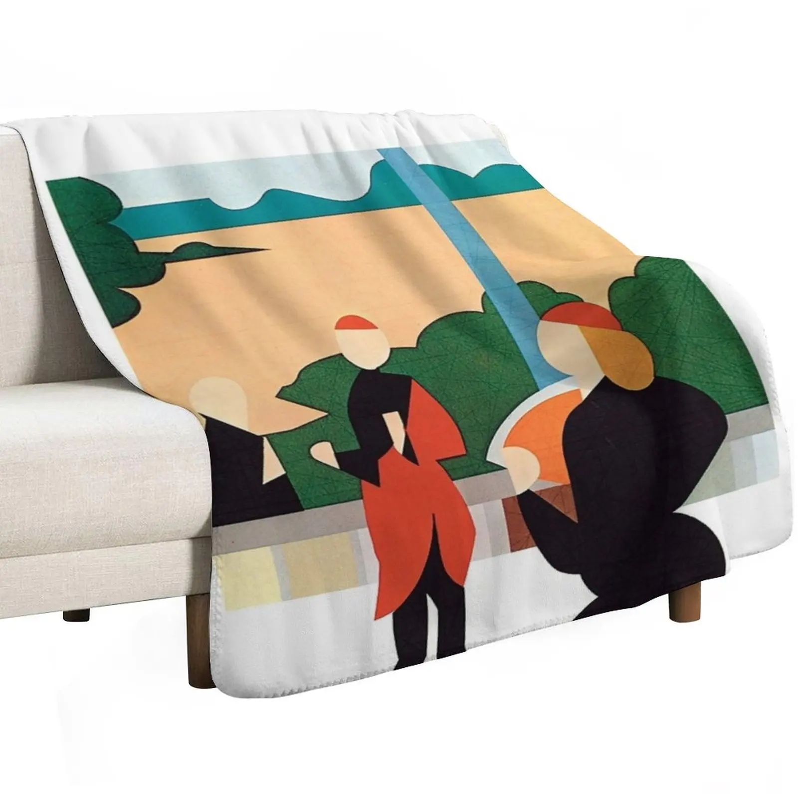 Brian Eno - Another Green World Throw Blanket Warm Cozy Throw Blanket for Living Room Couch