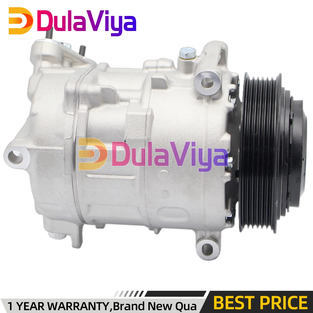 جديد 7SBH17C ضاغط التيار المتردد 6PK لسيارة جيب شيروكي KL 2014-22 كرايسلر 200 2015-2017 68103198AA 68103198AB 68103198AC #2