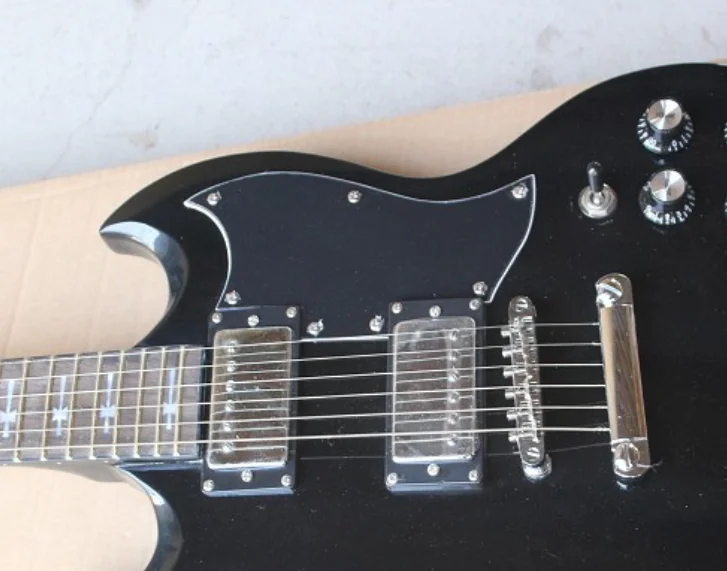 SG Electric Guitar rosewood Fingerboard, Silver Hardware