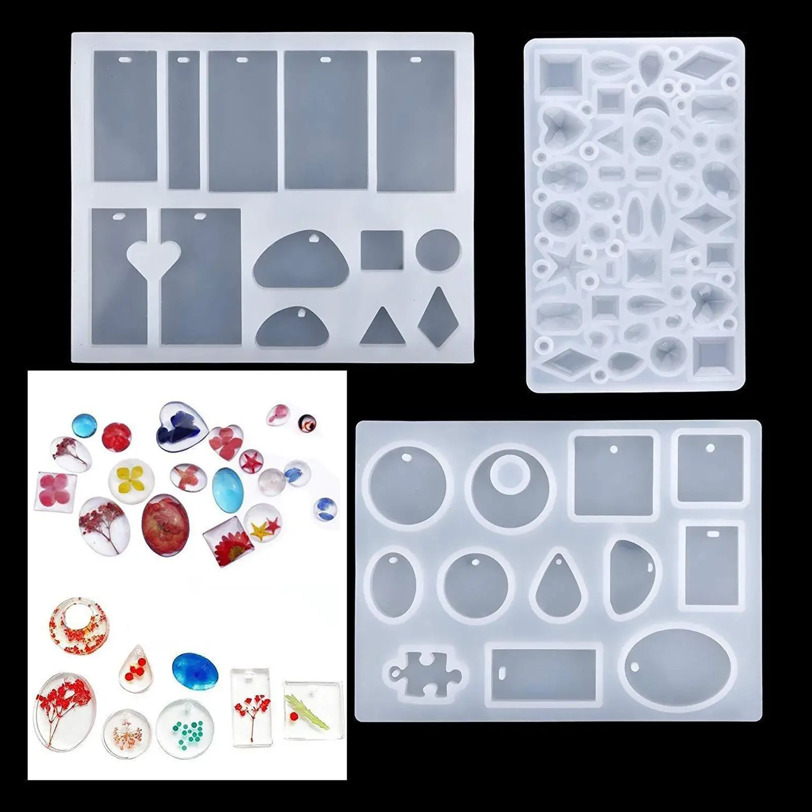 142x DIY Jewelry Mould Tools Set Resin Jewelry Making DIY Tools