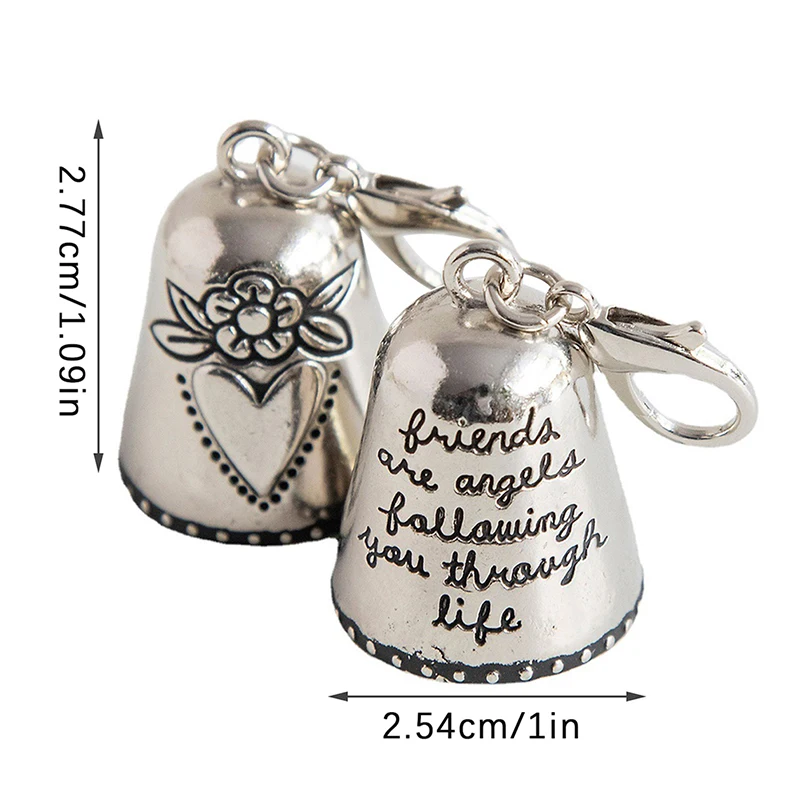 Blessing Bell Friends Are Angels Ornament Blessing Bell Watch Over Me Crafts For Doors Vehicles And Bags Or Keys