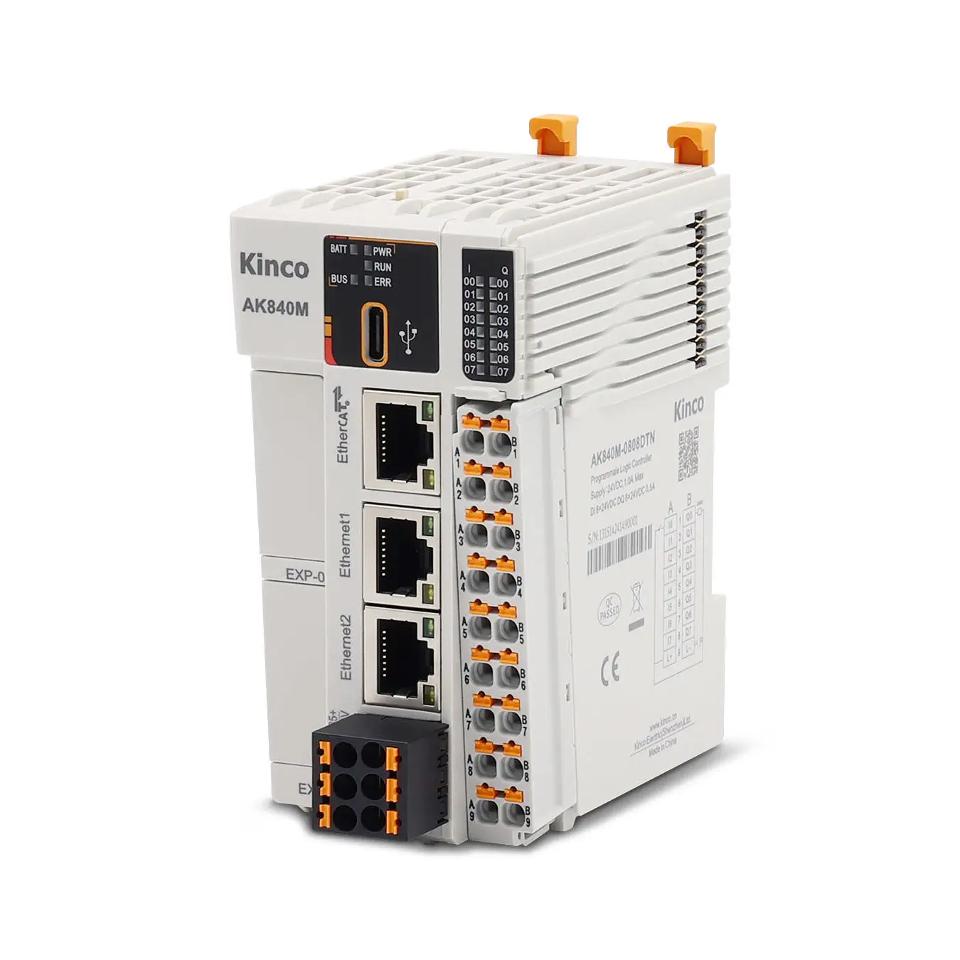 Kinco CODESYS AK8X0 Series PLC AK840M-0808DTN AK840M-0808DTP BD20-CAN BD20-04DI BD20-04DO BD20-TF Expansion Module
