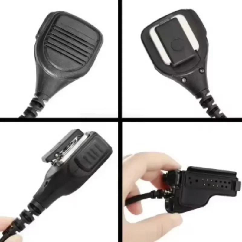PMMN4051A Cardioid Remote Speaker Microphone for Walkie Talkie Radios Compatible XTS1500 XTS2500 XTS3500 XTS4250 XTS5000
