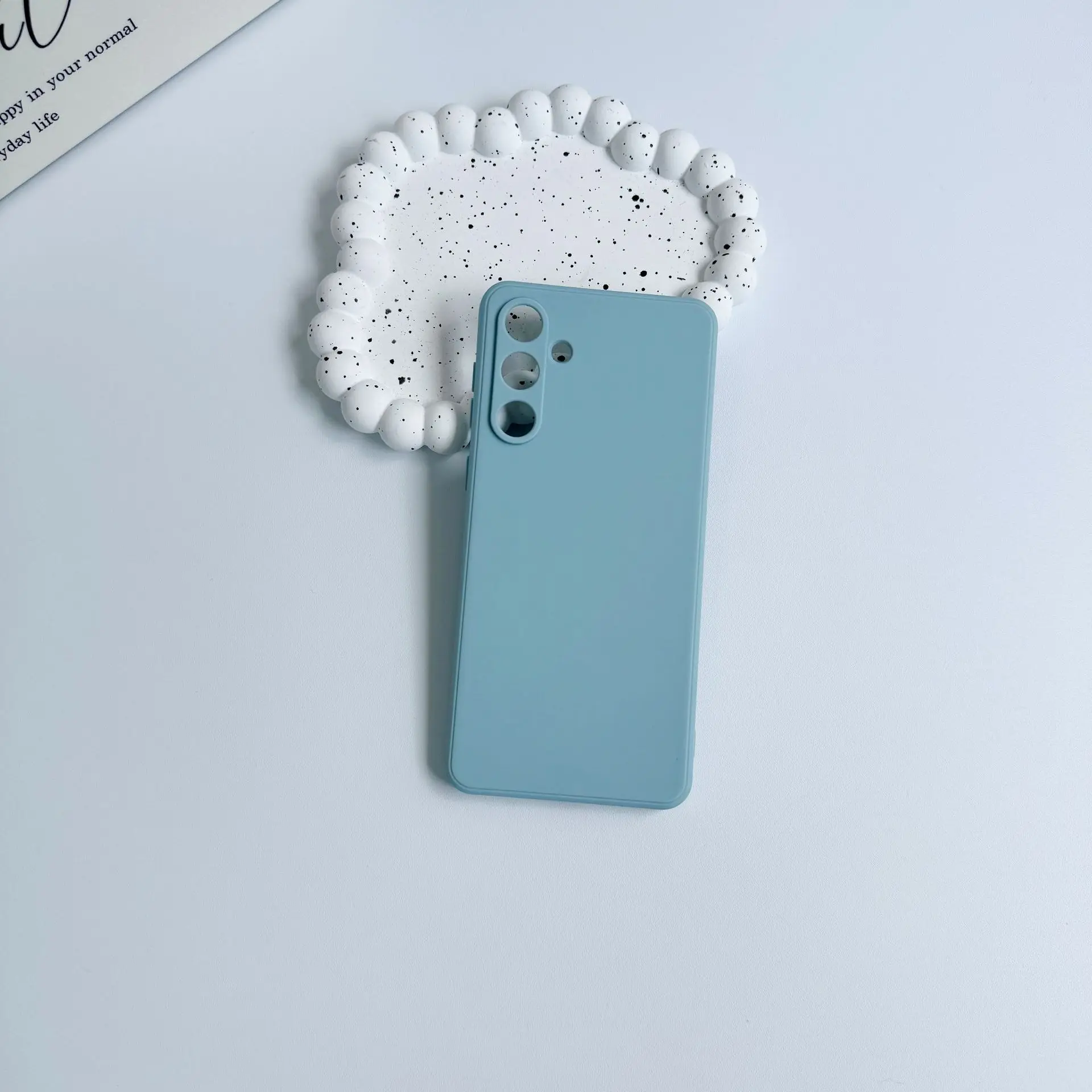 Für Galaxy s26 A52 A17 A05S Full-Cover-Handyhülle mit gerader Kante und Würfelmuster aus Silikon A07 – Detail 9