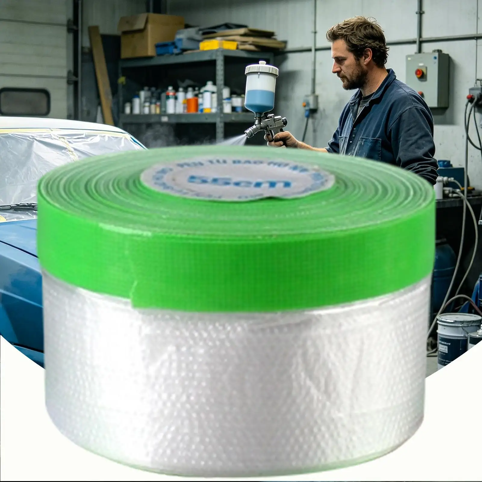 Multi-Purpose Painters Tape Clean Removal Masking Tape For DIY Craft Home Decor Labeling Furniture Car Painting, Indoor Outdoor