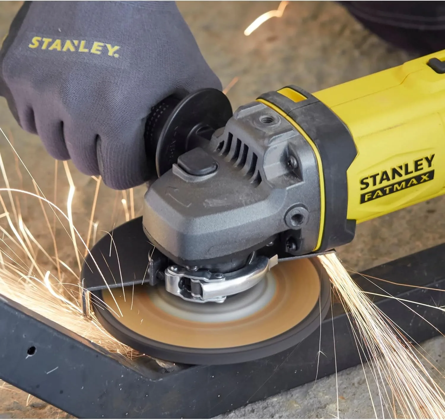 أداة طحن زاوية STANLEY 20 فولت ليثيوم أيون 4 بوصة SCG400 أداة طاقة لاسلكية، ماكينة طحن القطع 100 مم، أداة عارية للخشب المعدني DIY