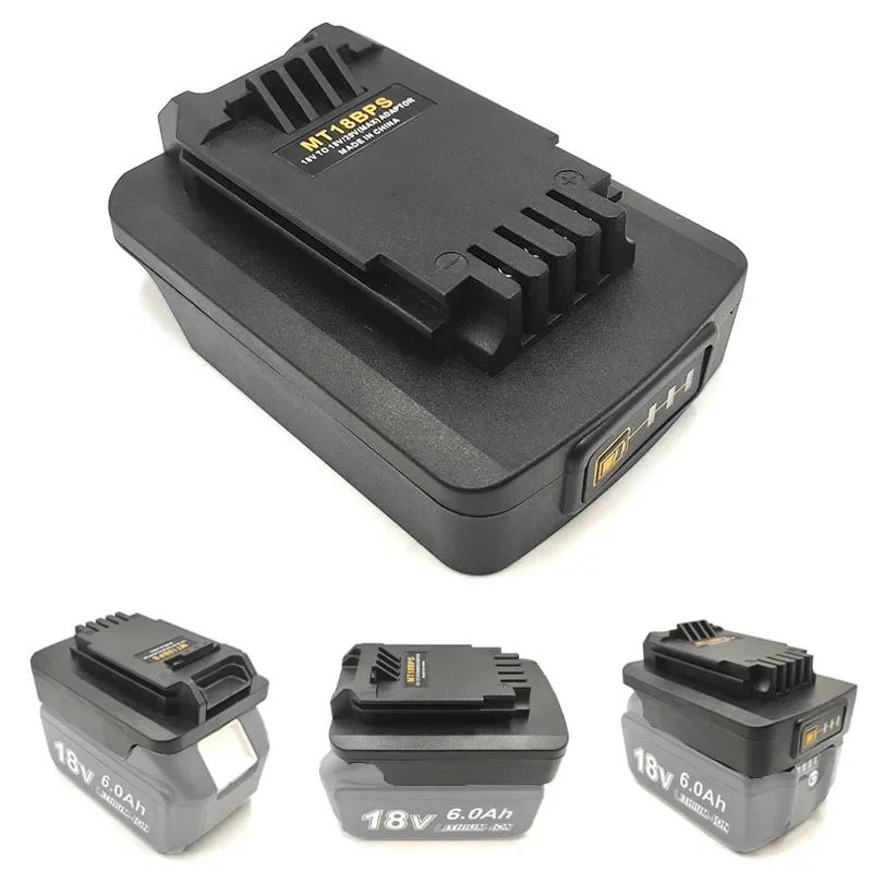 MT18BPS Adapter Converter For Makita 18V Li-ion Battery BL1830 For Black Decker For Porter Cable For Stanley Lithium Tool LBXR20