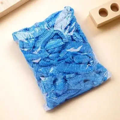 200Pcs Disposable Shoe Covers Pe Waterproof Dustproof Tear Resistant Universal Size for Automatic Shoe Cover Machine Non Slip