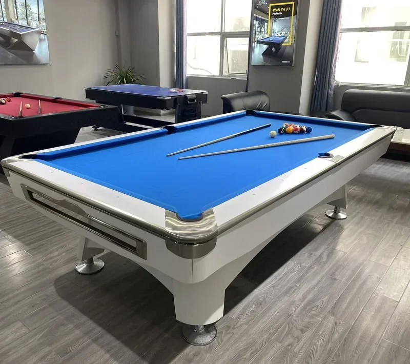 2024 Ronsen Factory 8ft 9ft size Billiard Snooker Table Pool with quality slate and solid woods for club