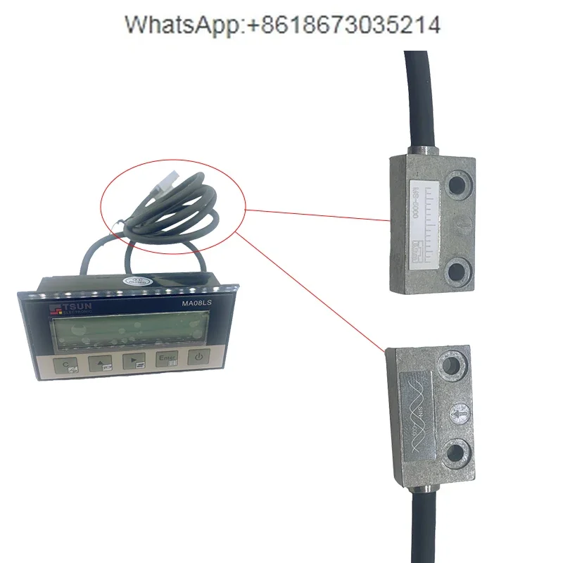 1PC TSUN- MA08LS High Quality Instrument Magnetic Grid Displacement Digital Display Table for Cutting Machine