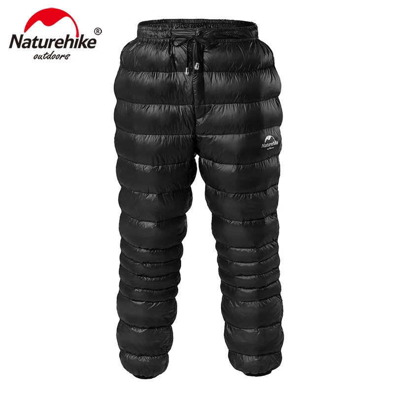 Naturehike Unisex Down Pants Outdoor Climbing Waterproof Warm Pants Camping Goose Down Trousers