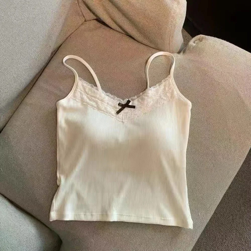 Débardeur Camisole Doux Sans Manches à Bretelles, Sous-vêtement Ajusté avec Coussinets Rembourrés, pour Usage Quotidien