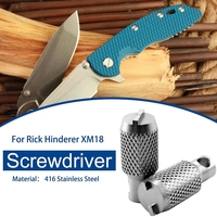 1 Set Stainless Steel Costom Professional Knife Handle Screwdriver for Rick Hinderer XM18 Screw Removal Tool Spanner Wrench DIY