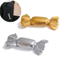 New Fashion Metal Candy Brooches Gifts Beautiful Cute Brooch Pins Jewelry Charming Decoration For Women