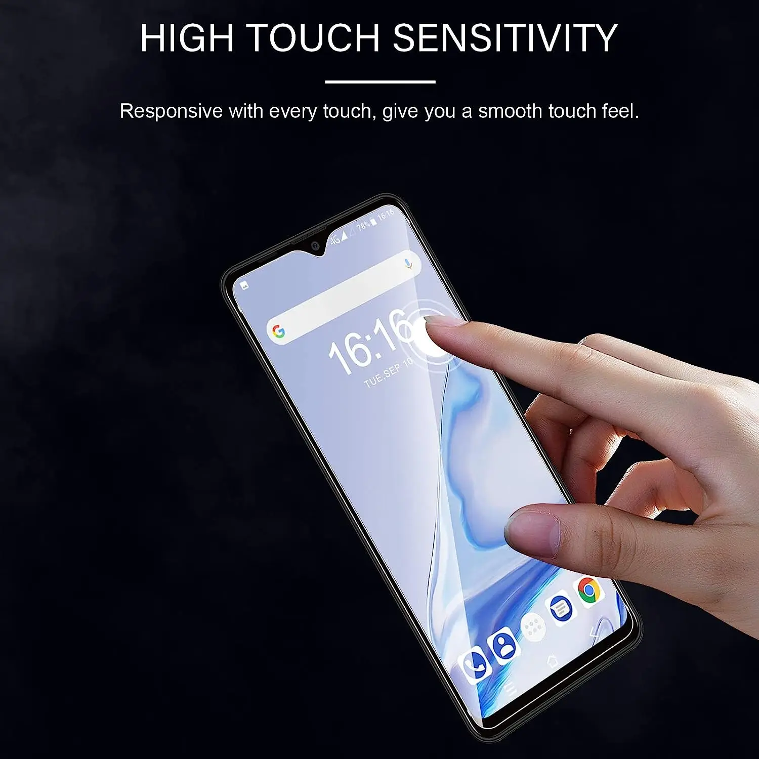 2/4Pcs Tempered Glass For Blackview A85 Screen Protector Glass Film