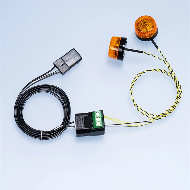 1 paire de lumière rotative de Simulation à 360 degrés pour camion Tamiya RC 1/14 Scania 770S 6X4 56368 8X4 56371, pièces de bricolage, jouets