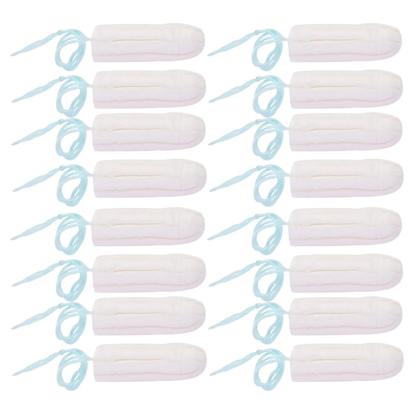 

50 Pcs Tampons Menstrual Sanitary Pad Orange Women Supplies Finger Push-in