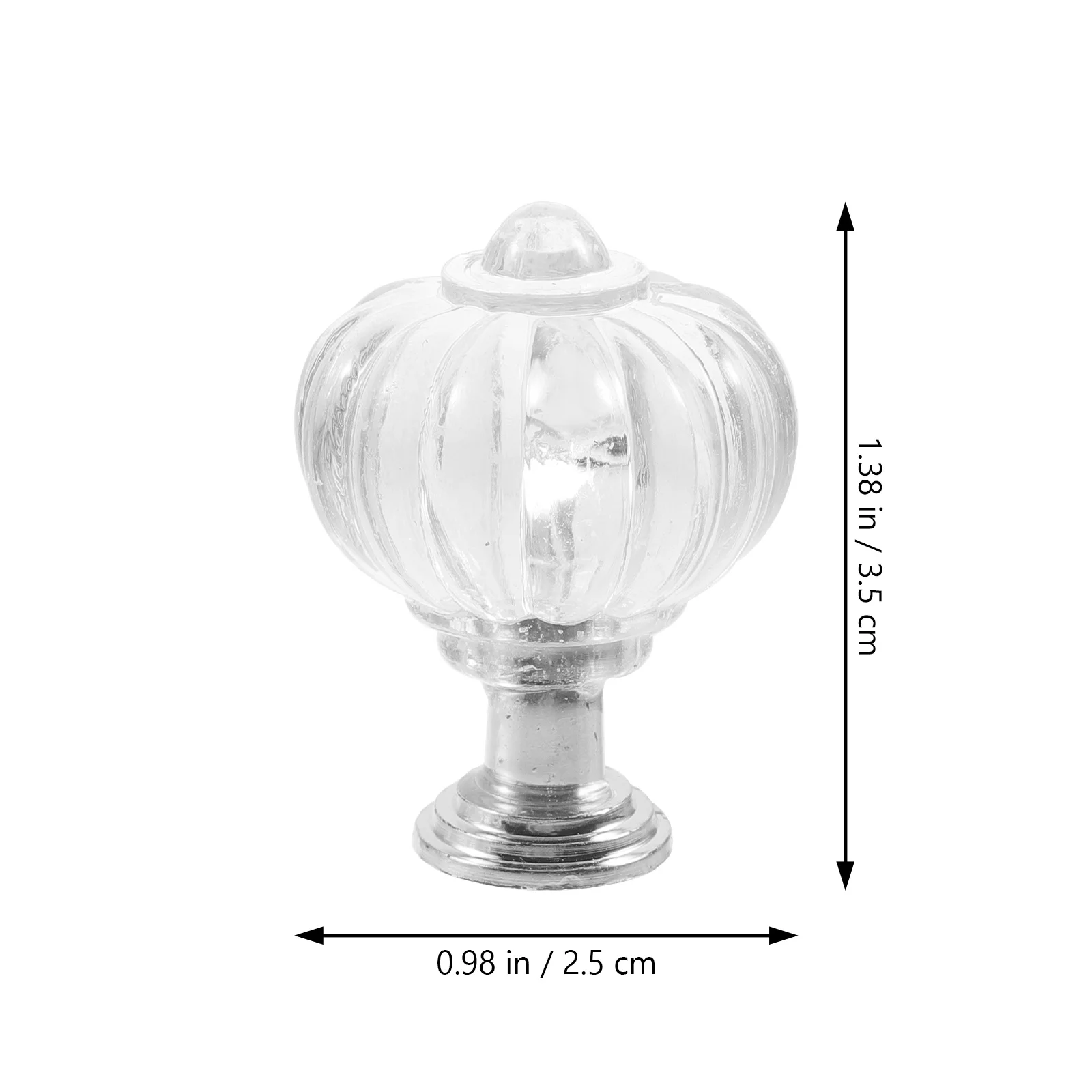 

10Pcs Acrylic Cabinet Pulls Transparent Durable Furniture Handles Wardrobe Drawer Pull Replacement Knobs Door Handle