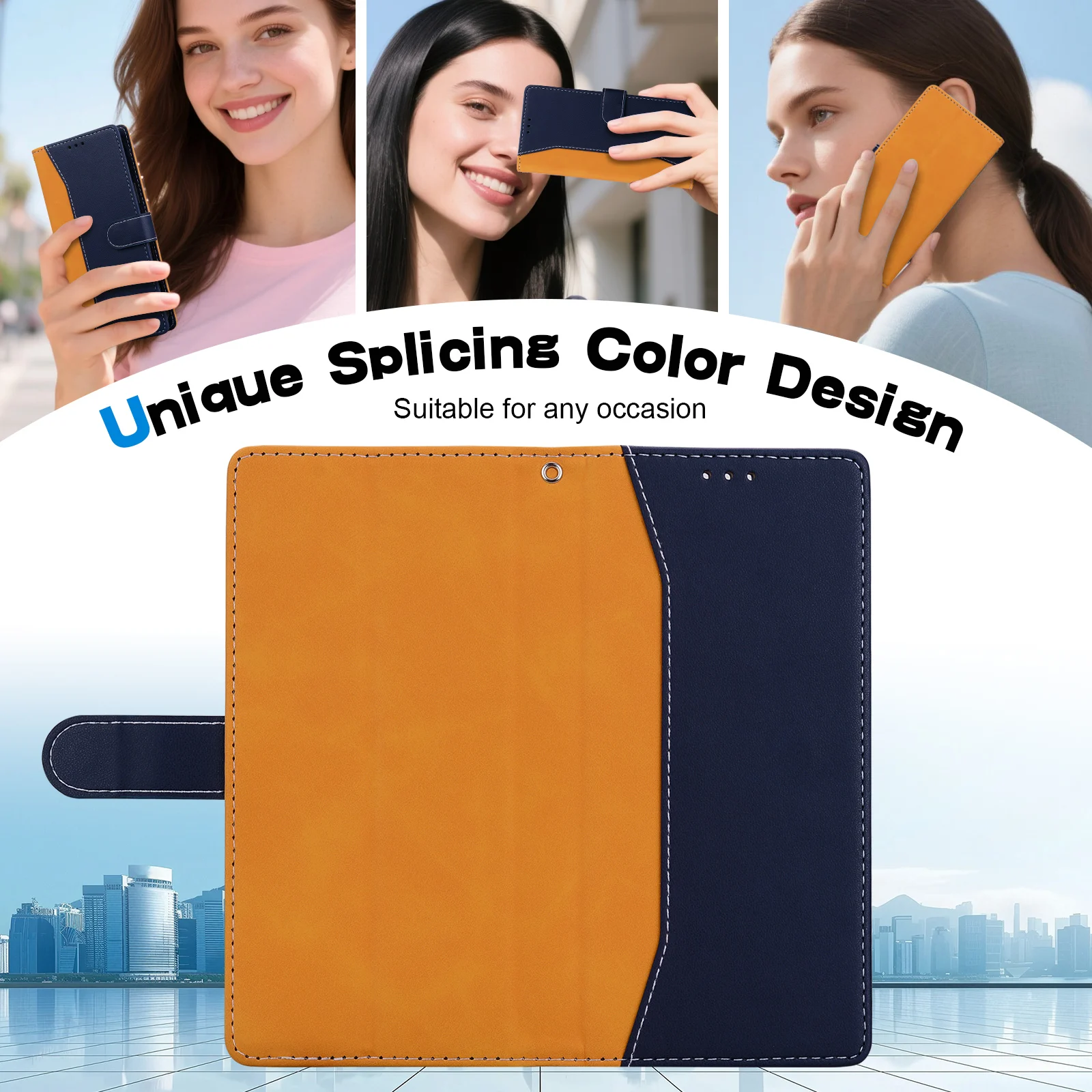 المغناطيسي أغطية جلدية المحفظة الحال بالنسبة آيفون 17 16e 16 15 14 13 12 11 X Xr Xs 8 7 6 Se2 Se3 2022/20 Mini Air Pro Max Plus