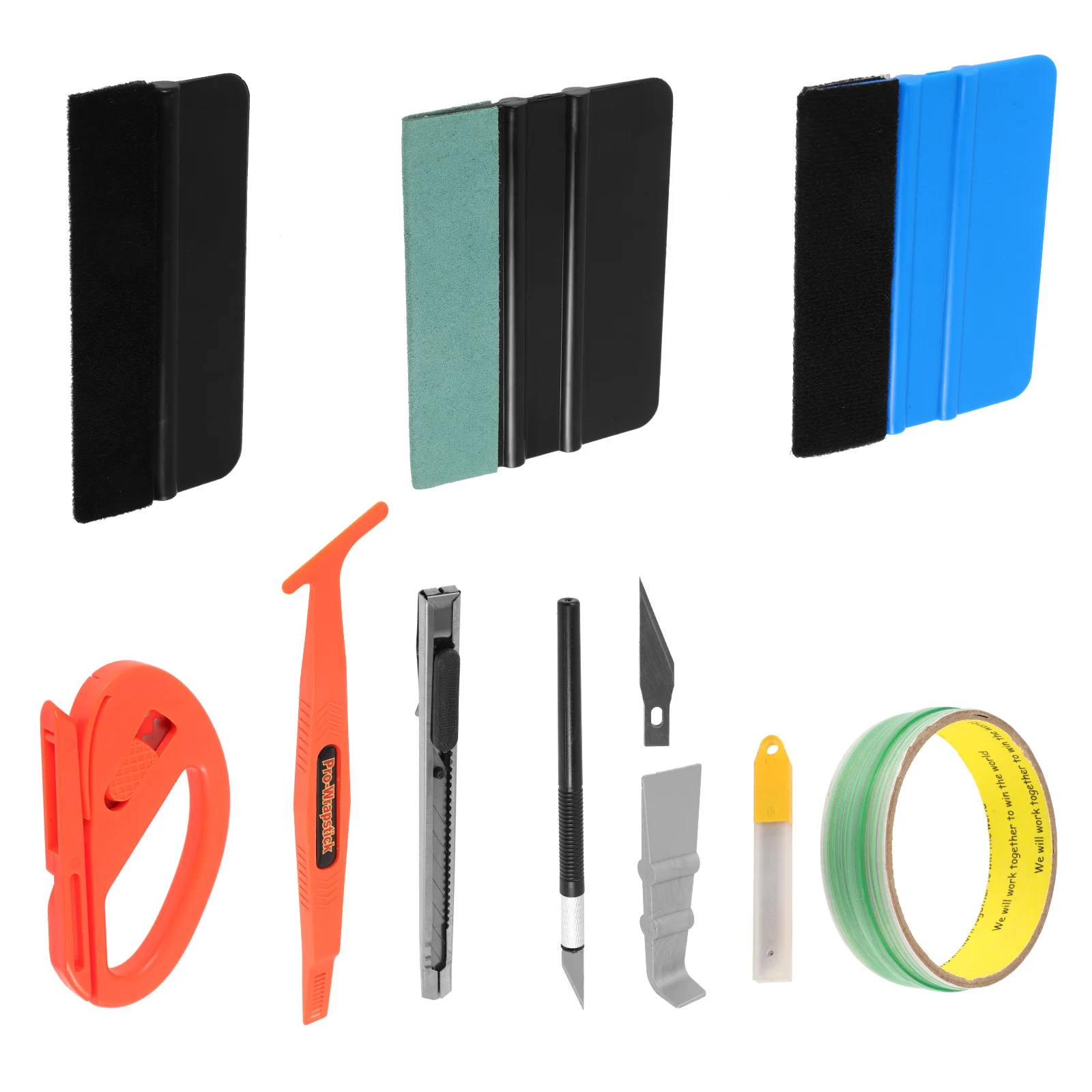 

1Set Car Window Tint Tool Kit Multipurpose Film Application Set for Automotive Window Installation Tint Tool Kit