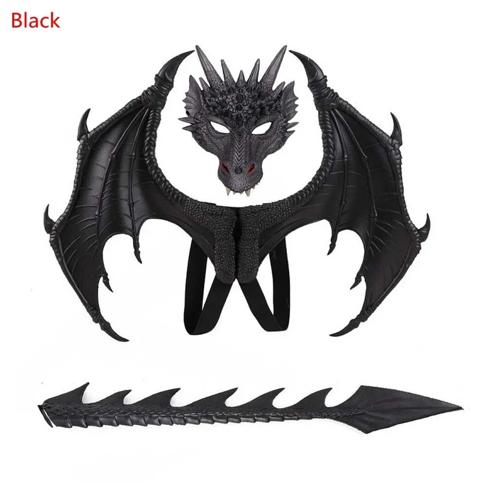 Simulation Dragon Wings Pterosaur Wings Tail Suit Halloween Costume Decoration