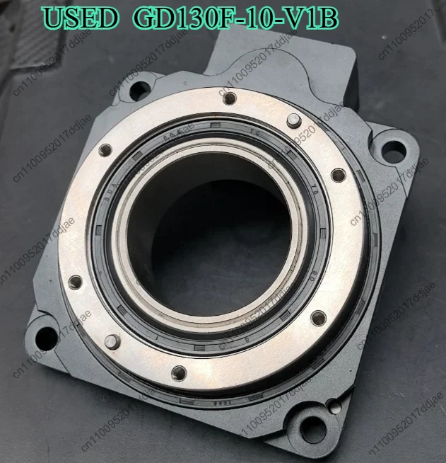 Precision hollow rotary platform gd130f-10-v1b, cnc indexing plate speed ratio 10:1, actual shooting