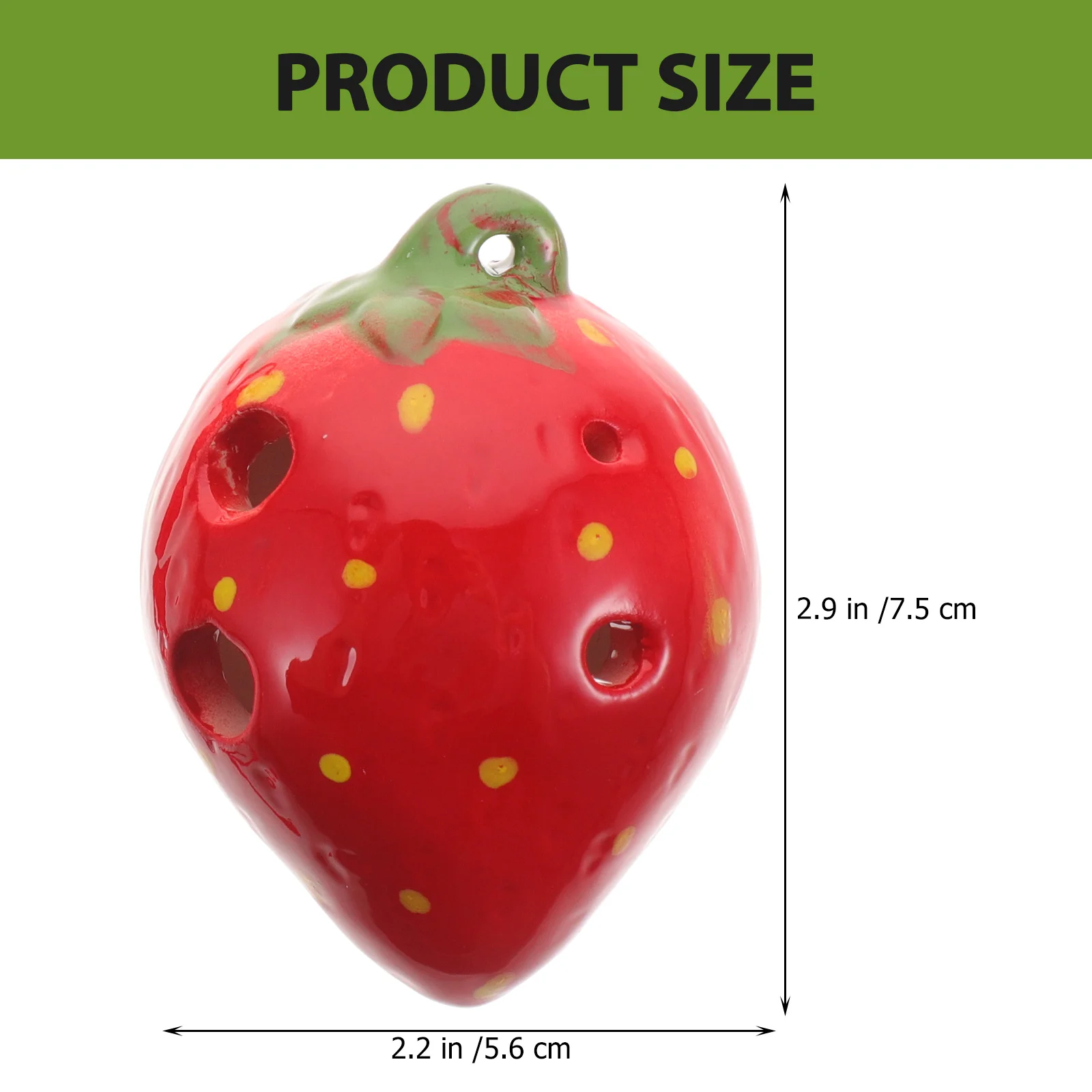 Fruit Ocarina Beginners Practice Decorative Adorable Craft Children Ceramic Toy Ethnic Instrument