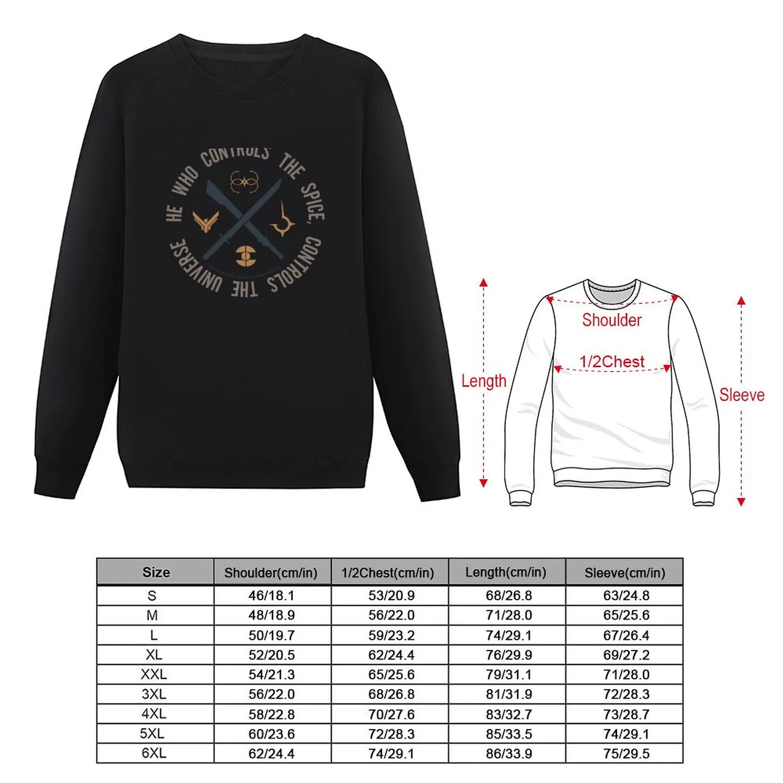 Who controls the spice Sweatshirt men's clothing male clothes sweatshirts for men