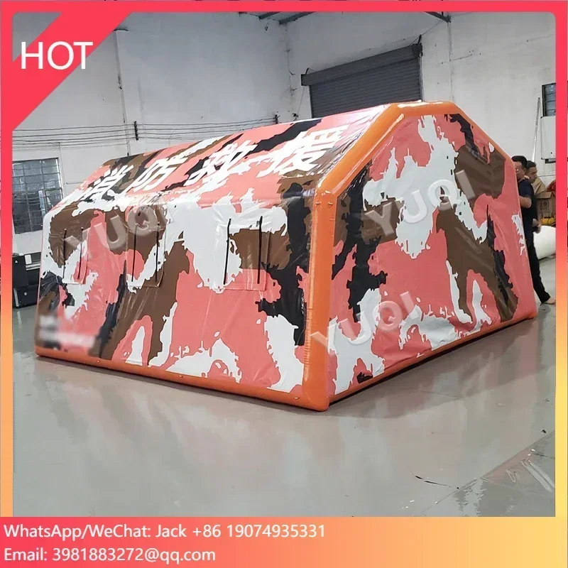 

YUQI Factory Large Outdoor Medical Rescue Inflatable Tent Field Command Fire Disaster Relief Flood Relief Emergency Relief Tent