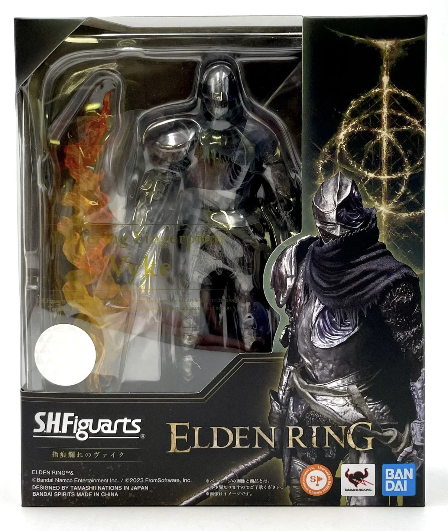 Bandai Genuine Character Model Eldon Ring Figure Model Kit SHF Fingerprint Wick Series Model Action Figures Collectible Toys