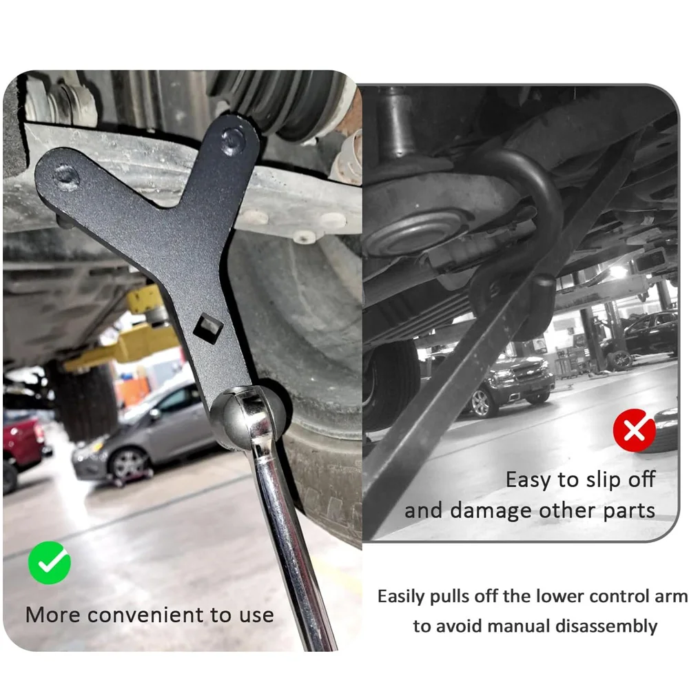 Automotive New Lower Control Arm Prying Tool, Suspension Specialty Bushing Tool, Lower Ball Joint Pry, Control Arm Tools