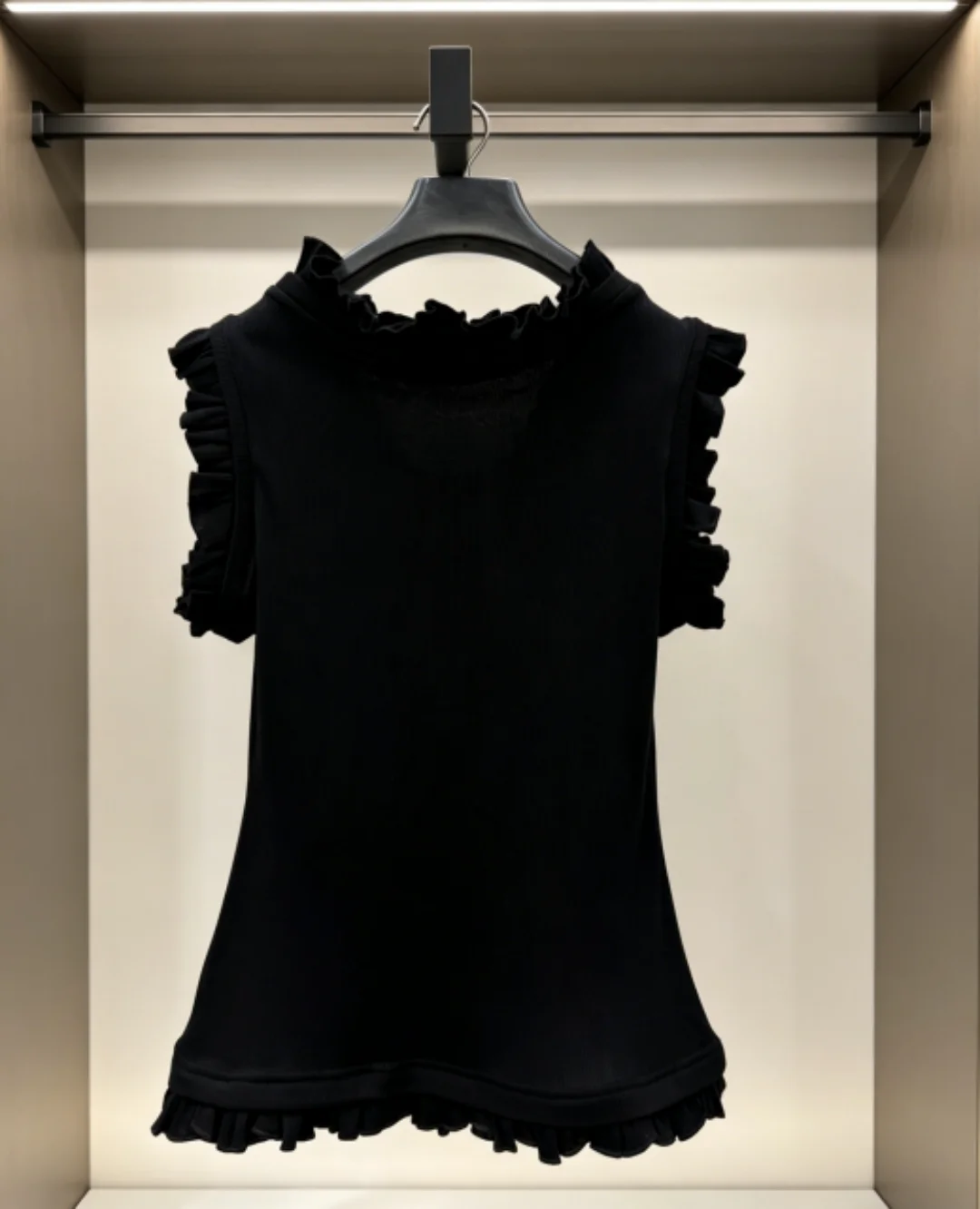 

High Quality Women's Casual Fashion Embroidery Slim Patchwork Solid Cotton Tank Top