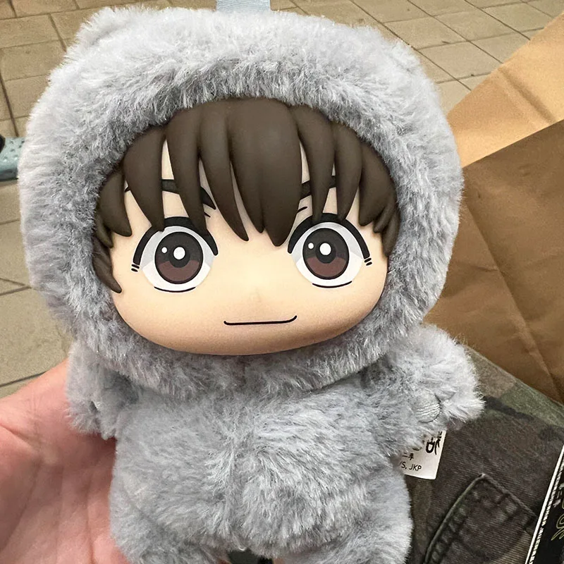 Novo genuíno eaki jujutsu kaisen temporada 2 gato parque festa gojo satoru caixa cega boneca de pelúcia saco pingente modelo coleção