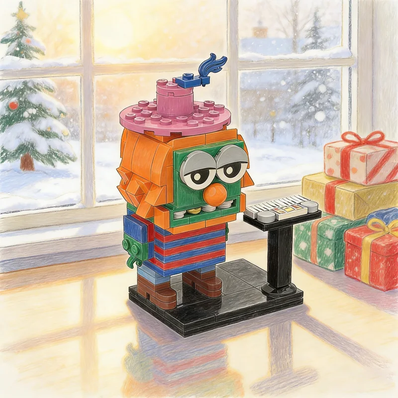 152pcs MOC Dr Teeth Muppets Electric Mayhem Brickheadz Model toys Building blocks Construction DIY creative Christmas gift idea