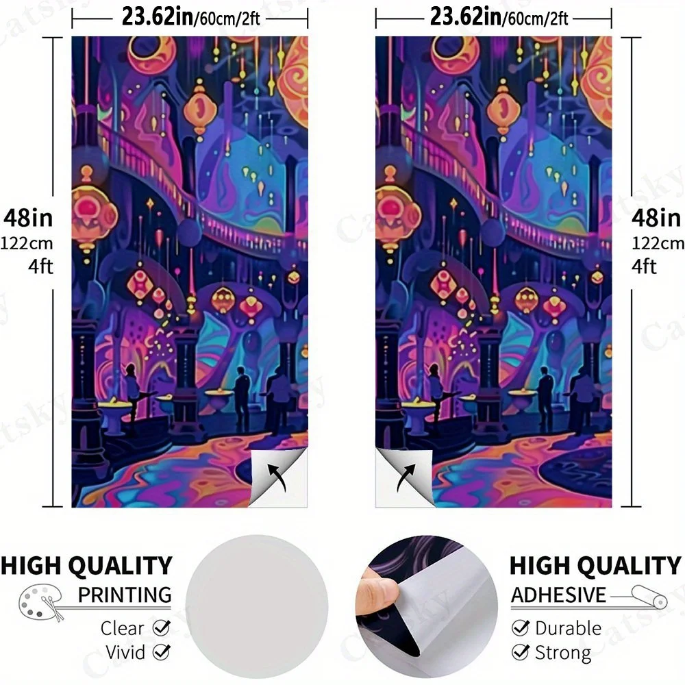 Fantasy Indoor Scene   Sandbag Board Sticker.This sandbag board sticker is made from high-quality materials, offering excellent