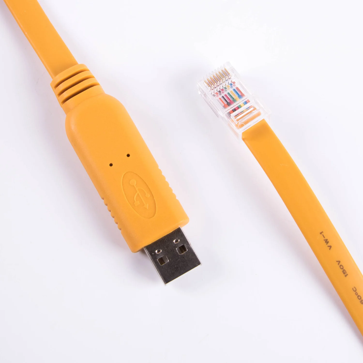 USB إلى RJ45 وحدة كابل RS232 مهايئ مسلسل ل راوتر RJ 45 8P8C تحويل USB كابلات التحكم 1.5M 3M 5M الأصفر
