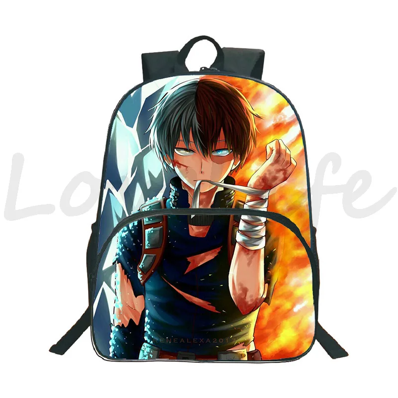 Waterproof My Hero Academia Backpack For Teenage Boys Girls Cartoon Bakugou School Bags Children Anime Bookbag Travel Rucksack