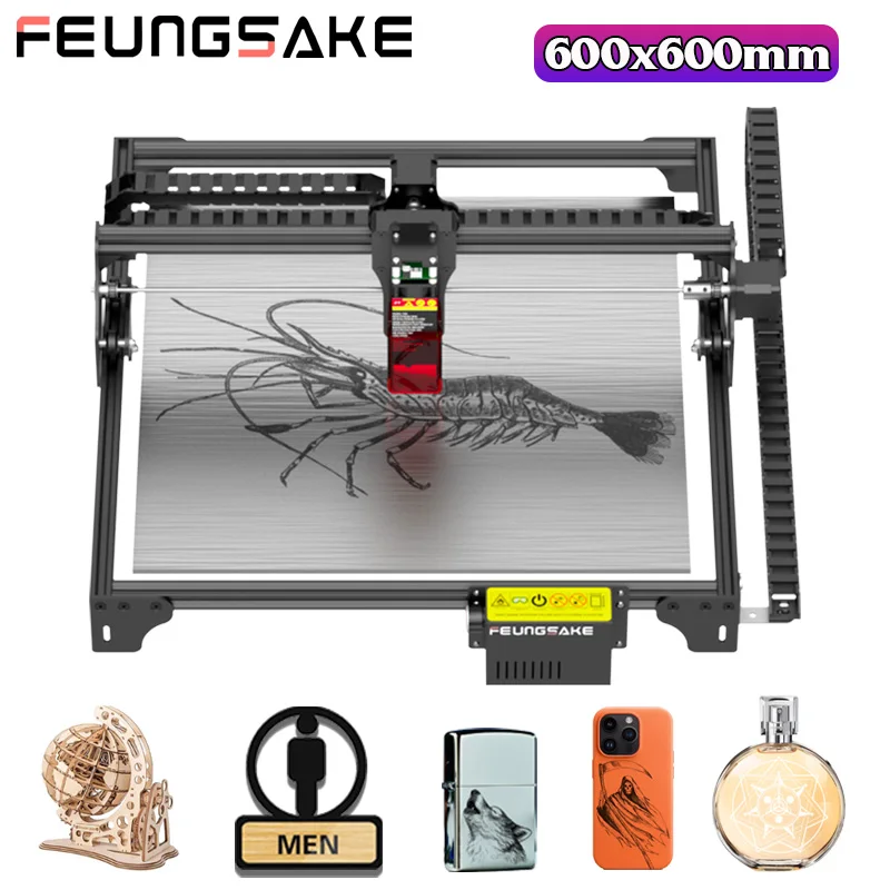 Cnc Laser Engraving And Cutting Machine 80W Air Assist Laser Engraver For Wood And Metal Cnc Router Wood Cutting Machine