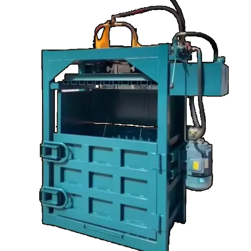 Customized Vertical Hydraulic Baler Industrial Grade for Metal Waste Cardboard High Pressure Baling Machine Durable