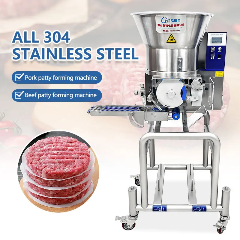 Commercial Hamburger Chicken Patty Forming Machine, Fried Chicken Patty Machine