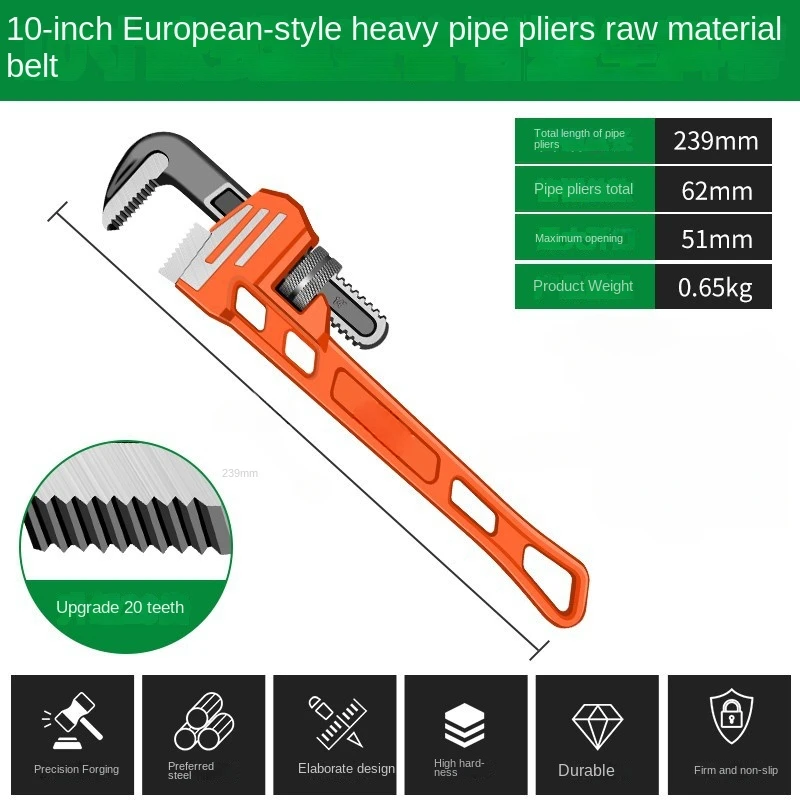 F50 Adjustable Wrench Universal Monkey Spanner Multi-function plumbing Hand Nut Sink Wrench Bathroom Pipe Large Open Spanner