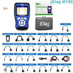 A+ JDiag M100 Motorcycle Diagnostic Scanner Fault Diagnostic Tool Motorbike Code Reader For KTM Yamaha Kawasaki Suzuki Honda