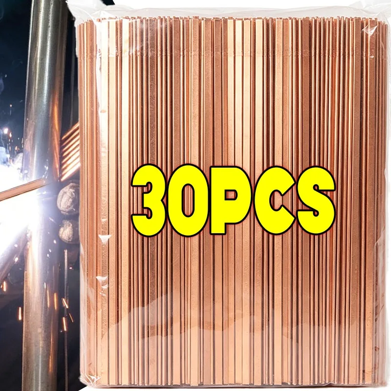 Wholesale Flat Brass Welding Rod Copper Silver Brazing Soldering Rods Air Conditioners Refrigeration Bronze Tube Welding Sticks