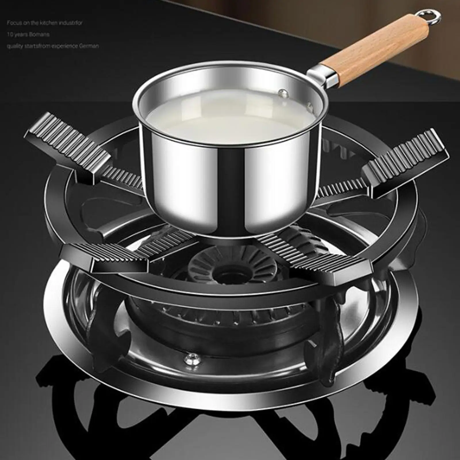 Cast Iron Wok Support Ring Wok Burner Stand Rack Non Slip Gas Stoves Cover for Pot Kitchen Restaurant Camping Accessories